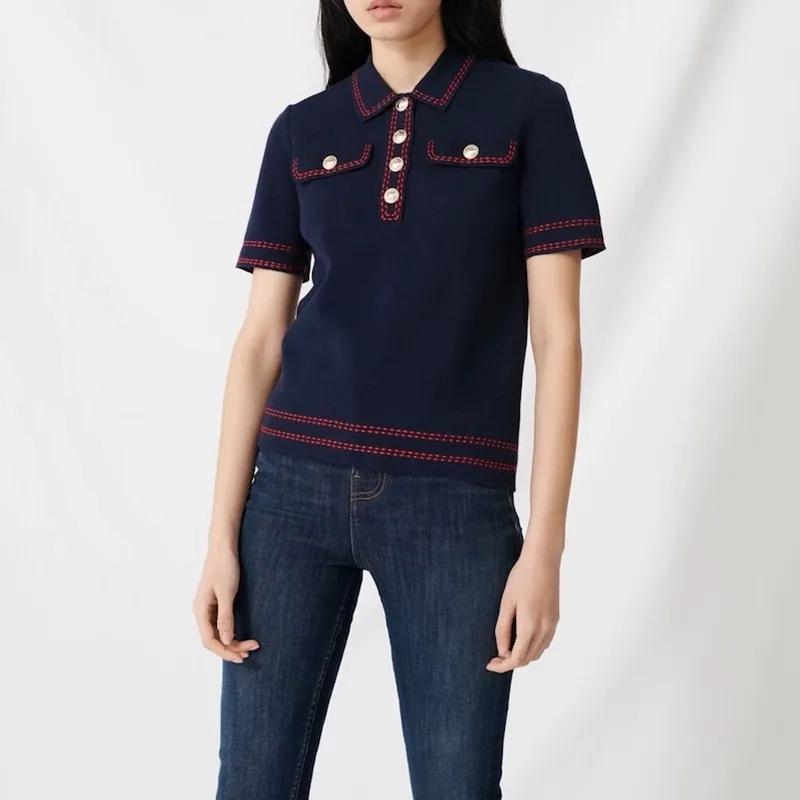 春夏宽松polo衫,2023夏季高端大牌polo衫