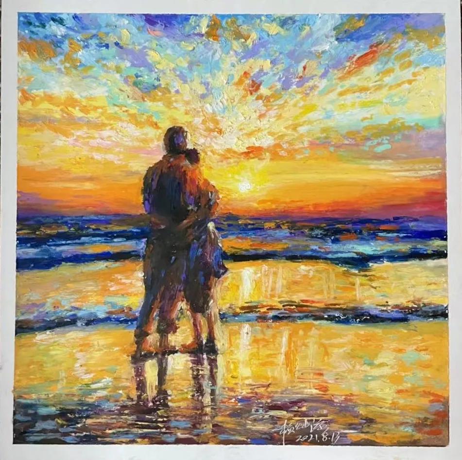 幸福原创绘画作品欣赏,幸福原创画作品