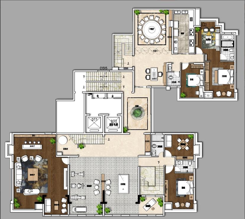 1200平国风中式院子,素雅新中式静谧如诗的闲适生活