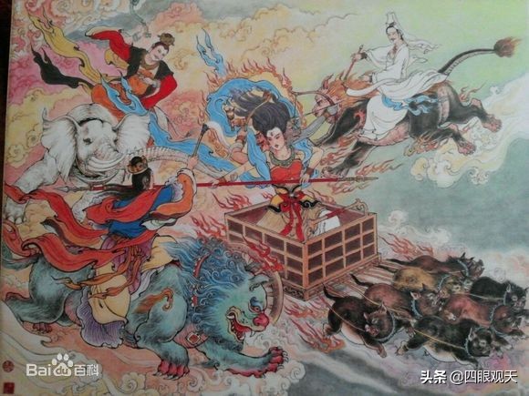 卯二姐捉唐僧,霓裳仙子与素娥仙子