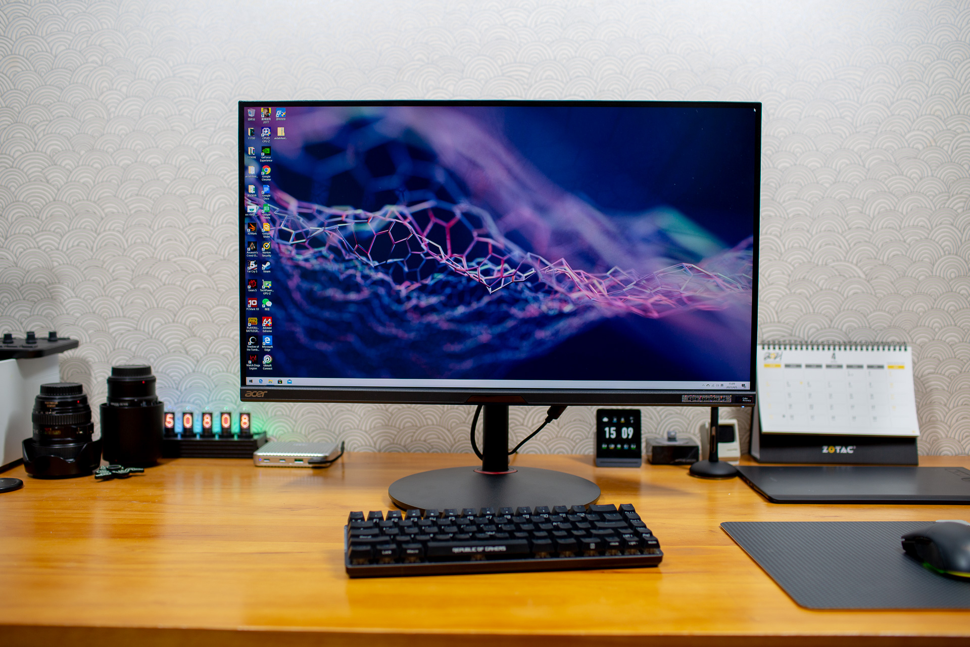 宏碁xv282k显示器接口,宏碁2k曲面显示器评测