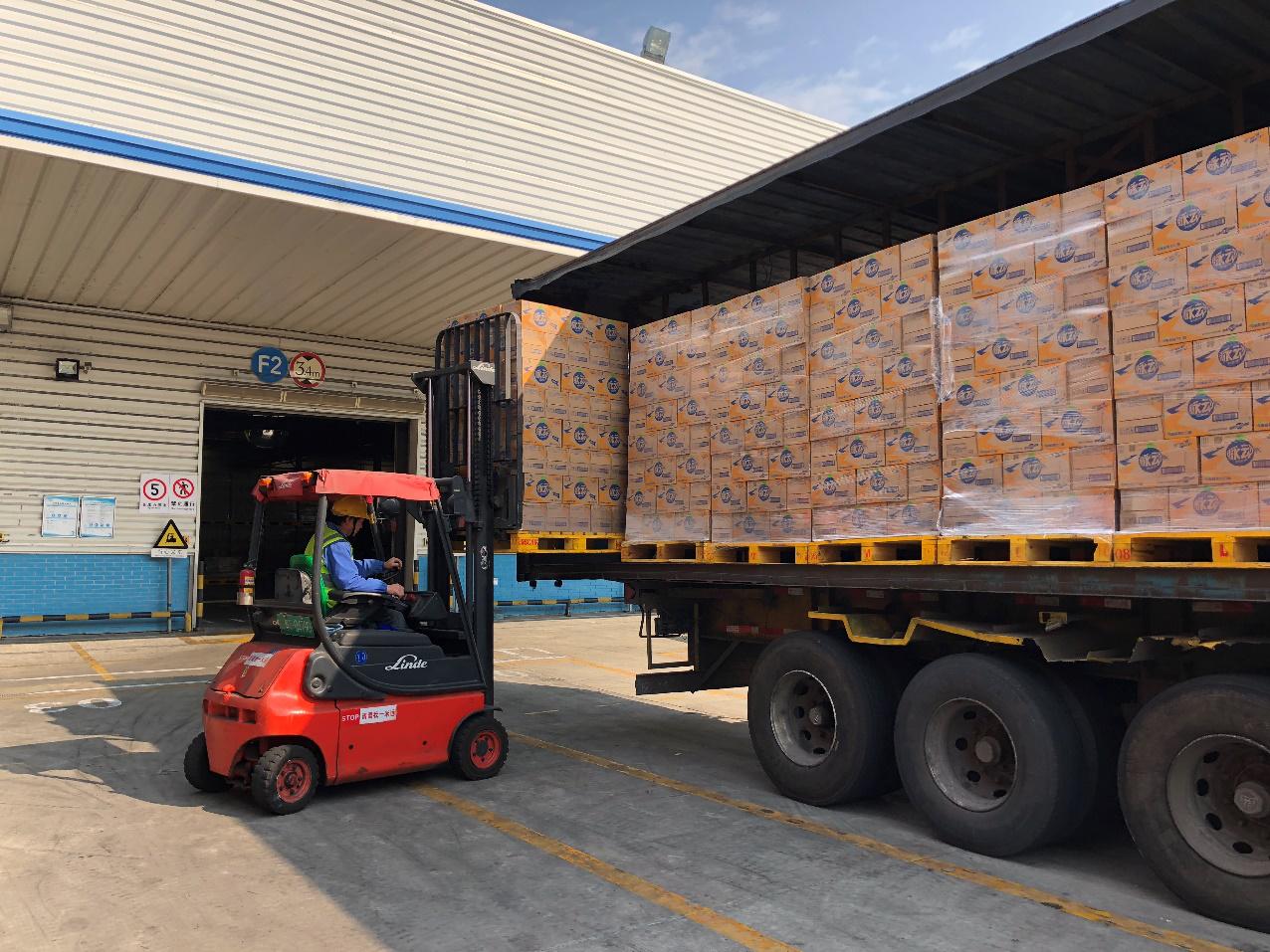 招商路凯：达能中国饮料通过带板运输打造高效供应链