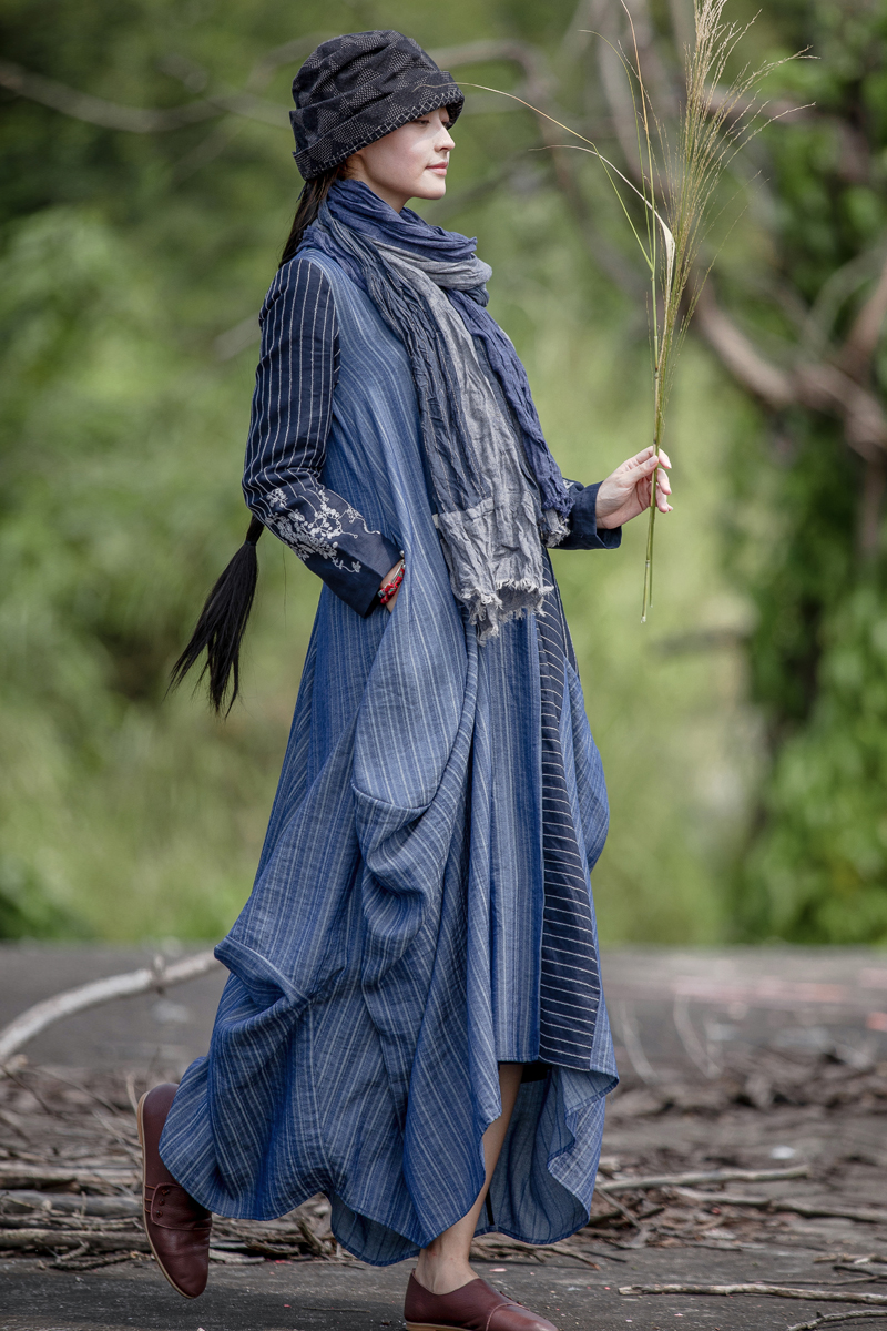 25-40宽松的棉麻连衣裙，透气亲肤，遮肉显瘦，穿出时髦女人味