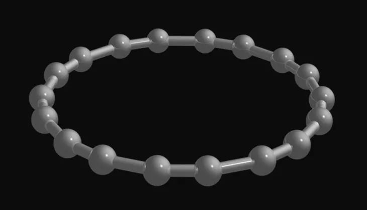 为什么碳原子可以形成12个六元环,每个碳原子连接多少个6元环