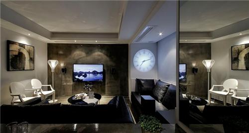 采光暗的客厅用什么颜色,暗客厅怎么装饰