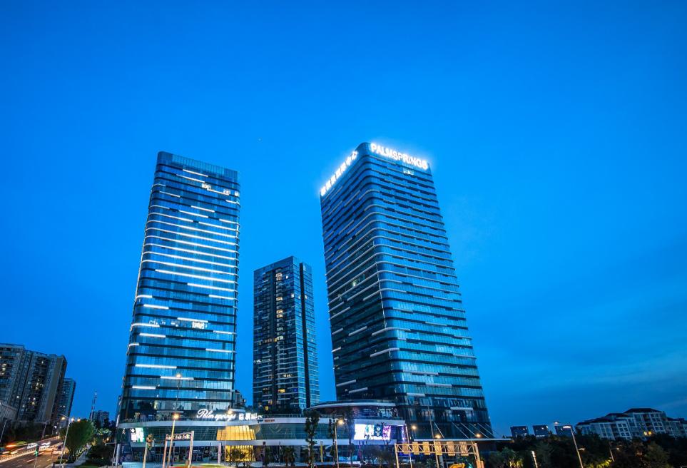 棕榈泉壹号楼,棕榈泉壹号会客厅实景图