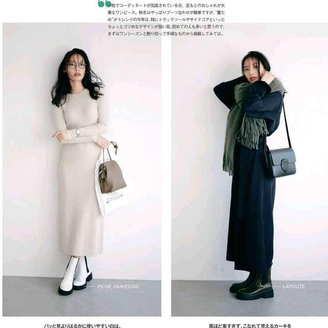 为什么穿连衣裙显身材,宽松慵懒针织连衣裙怎么穿显瘦