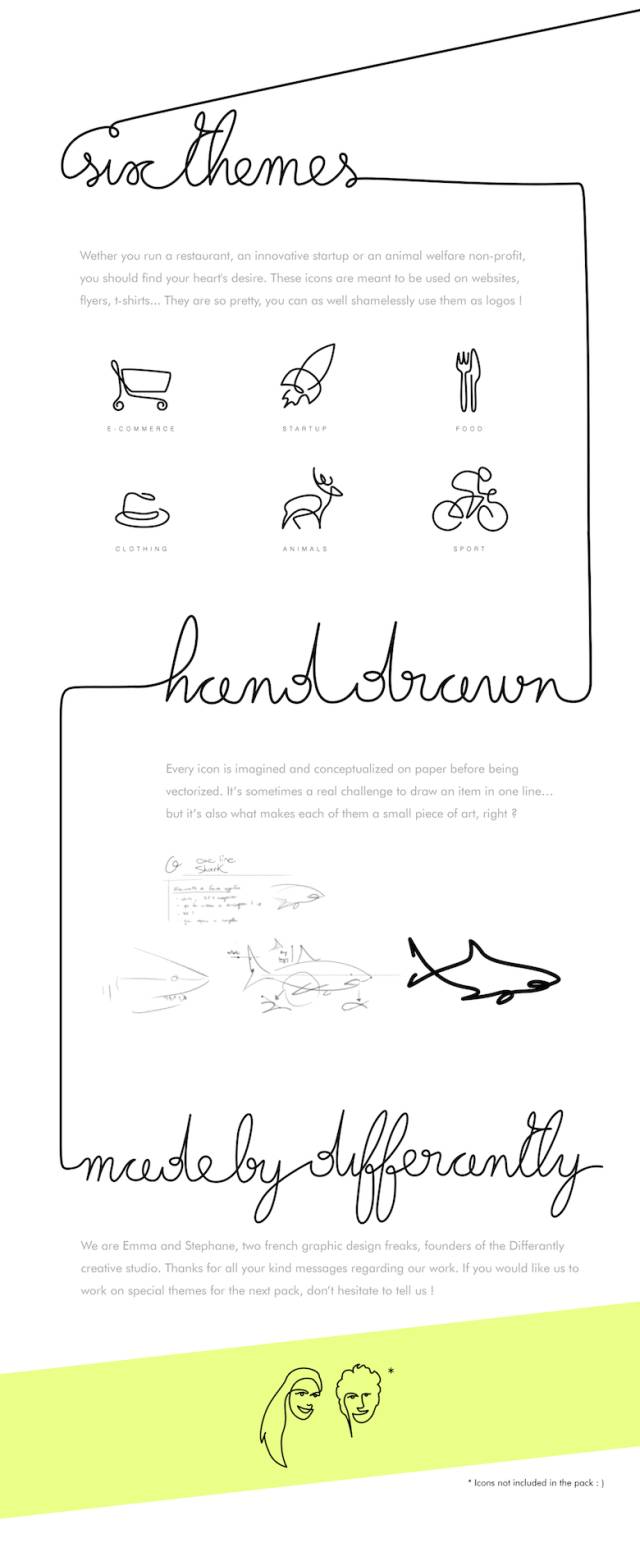 画logo有几种画法,一笔就能画出来logo