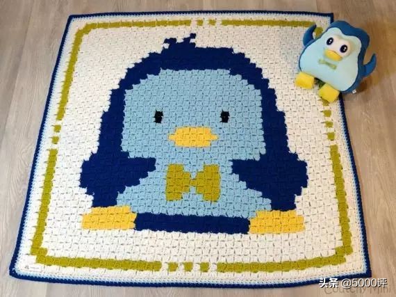 编织宝宝毯教程,编织漂亮婴儿卡通毯子