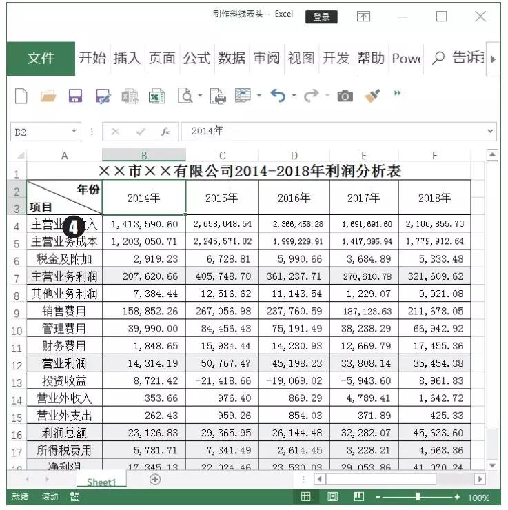 excel如何插入斜线表头并输入文字,wpsexcel三个斜线表头怎么做