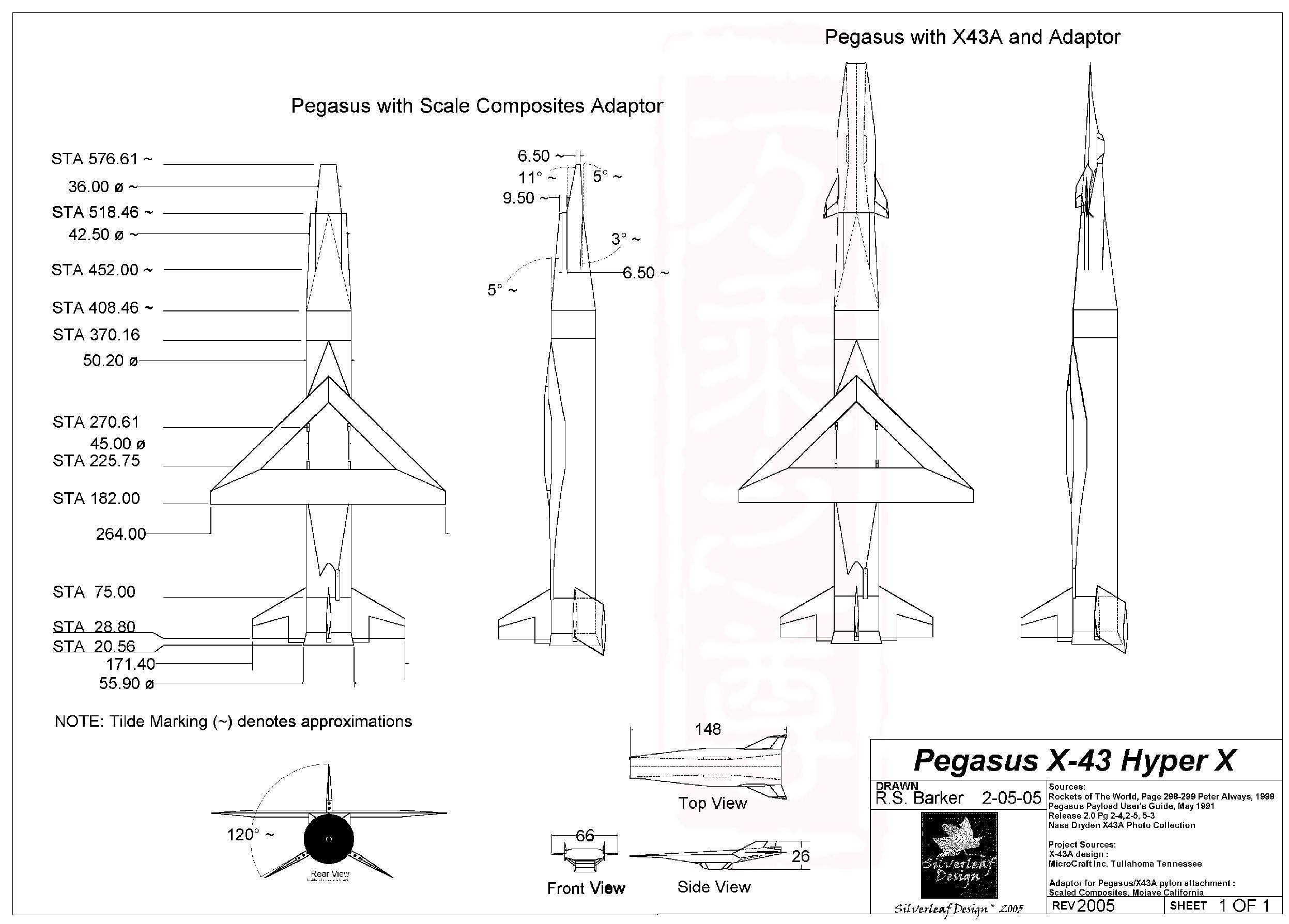 美国飞行器的图片,美国乘波体高超音速导弹