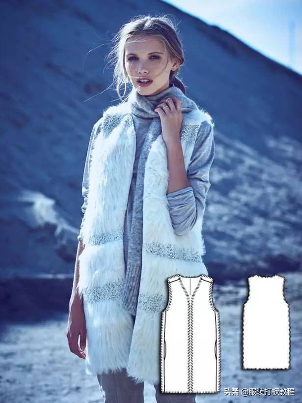 时装设计图手绘教程,服装制版图案大全