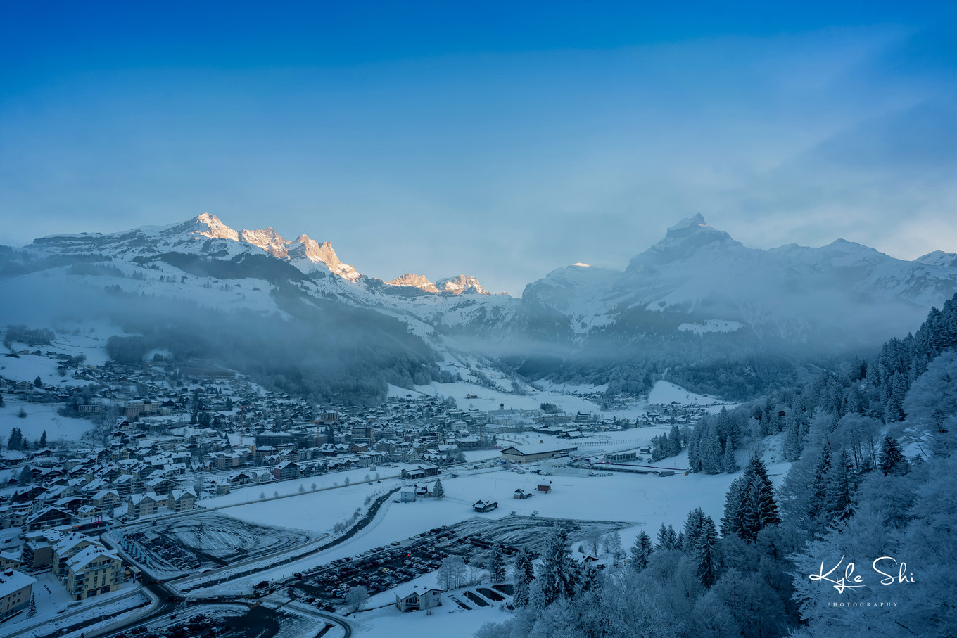 瑞士高山滑雪上演惊险与刺激,瑞士滑雪的真实感受