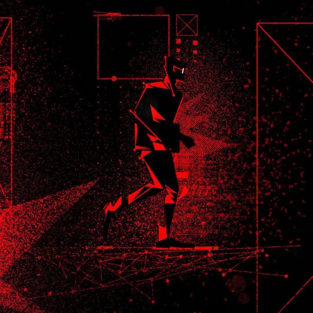 画面冲击感强烈的插画,这种手绘插画是用什么笔画的