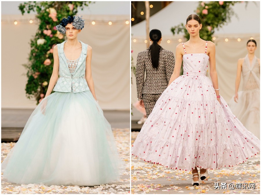 香奈儿高定新娘造型,香奈儿2019春夏高定婚纱