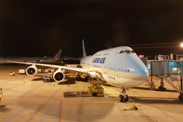 大韩航空787-9头等舱,大韩航空747-8商务舱体验去美国