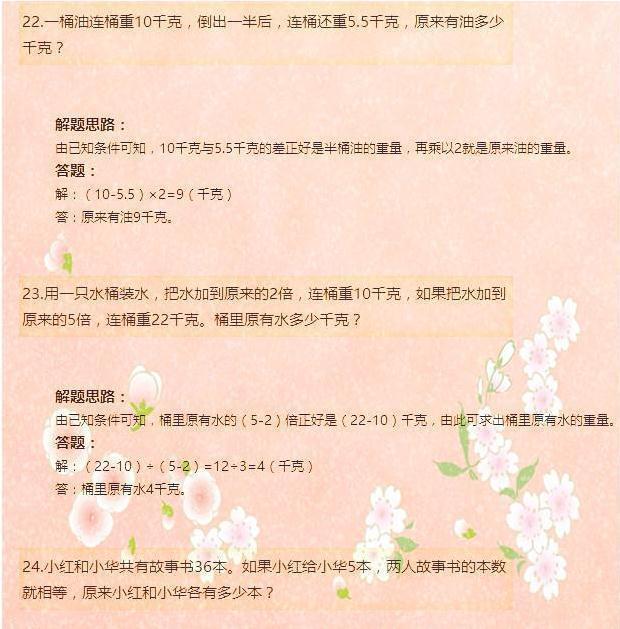 小学数学四年级上册1-6单元奥数题,小学奥数题100道经典解题思维训练