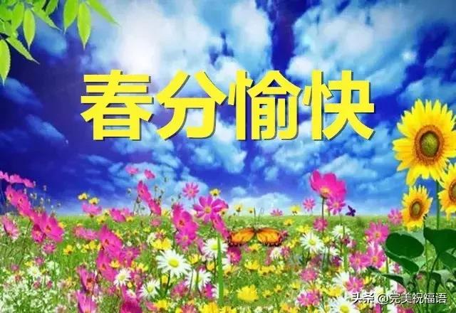 今日春分祝福语录,今天春分用什么祝福语