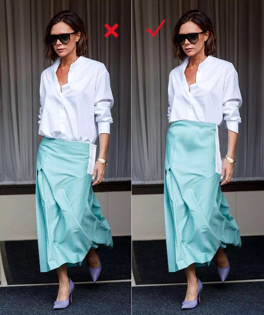 裙子穿松垮好看,裙子穿了不好看