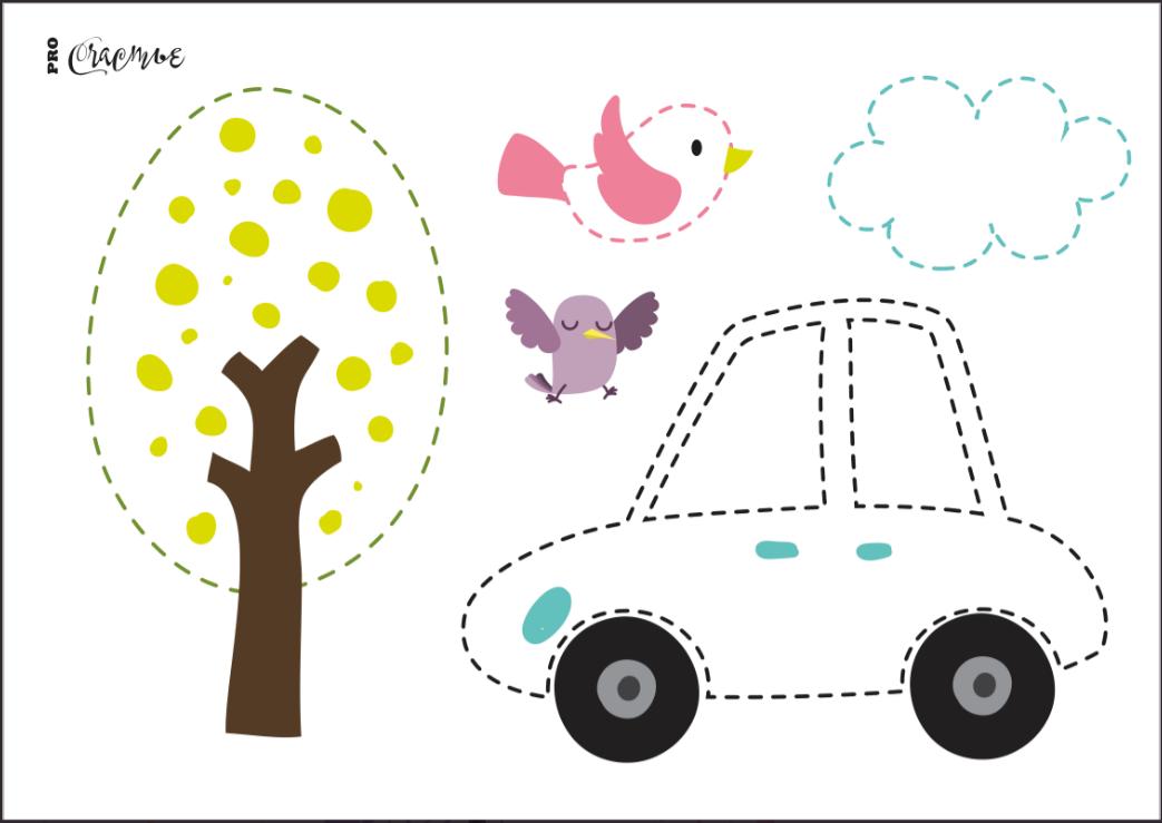 儿童画练习控笔,3-6岁幼儿控笔练习画