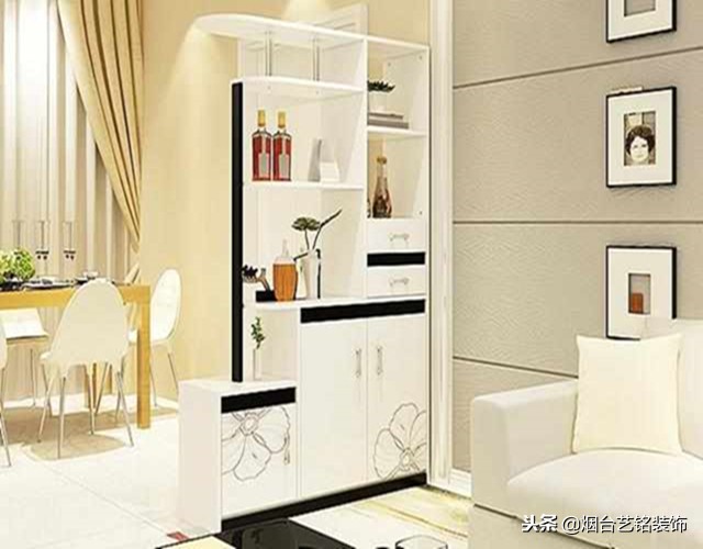 屏风隔断柜客厅2022年新款新中式,客厅餐厅隔断柜需要做吗