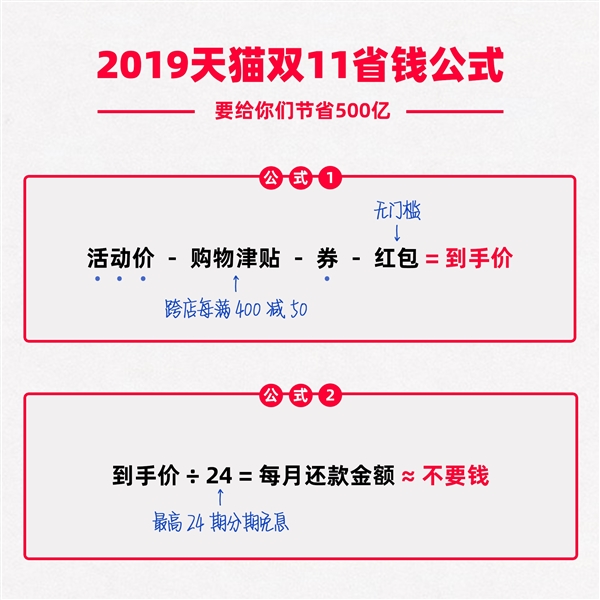 天猫双十一最低价的9折,天猫双12活动花呗免息