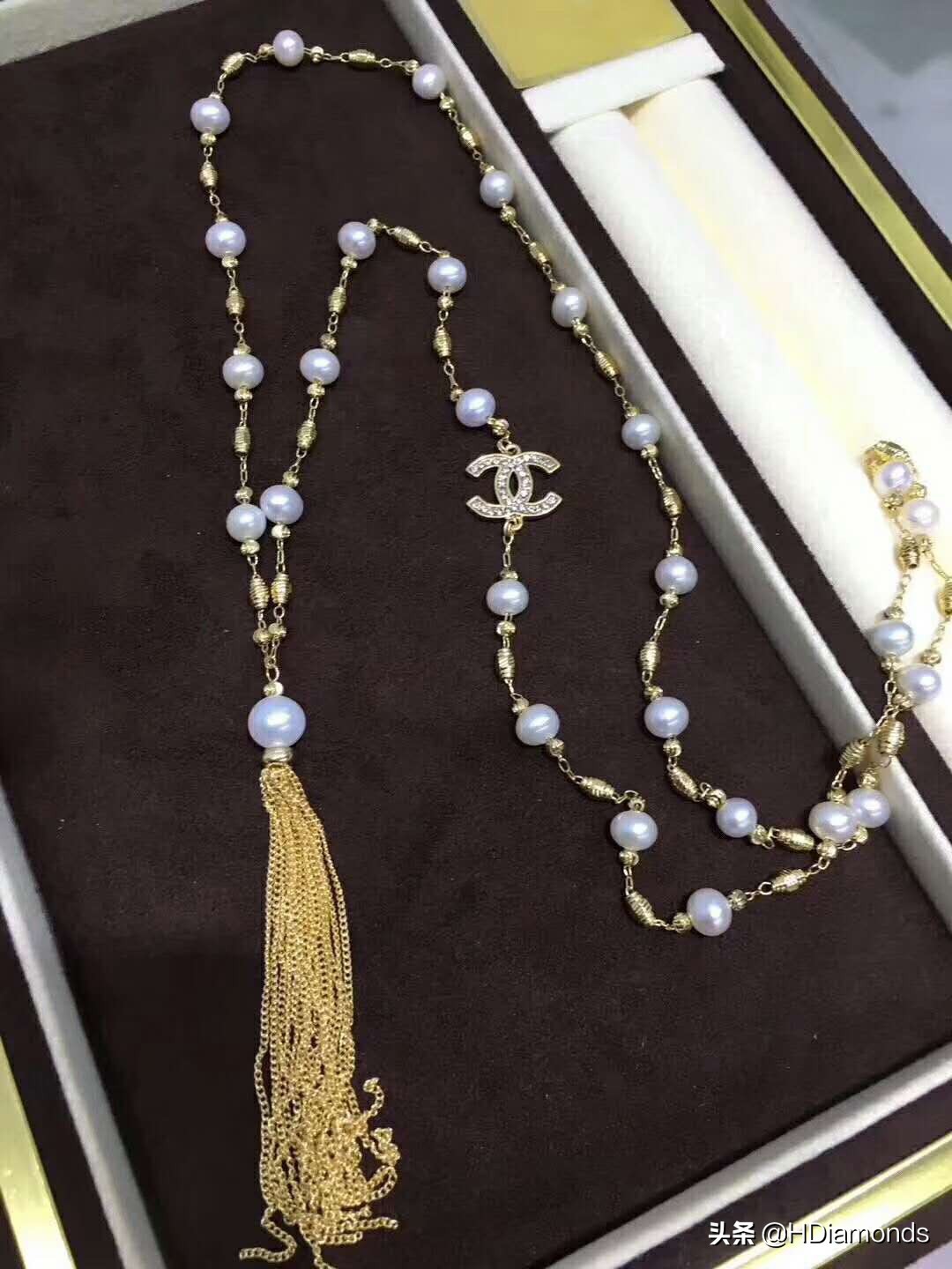 今年最火的毛衣链珍珠,2023最新款珍珠毛衣链