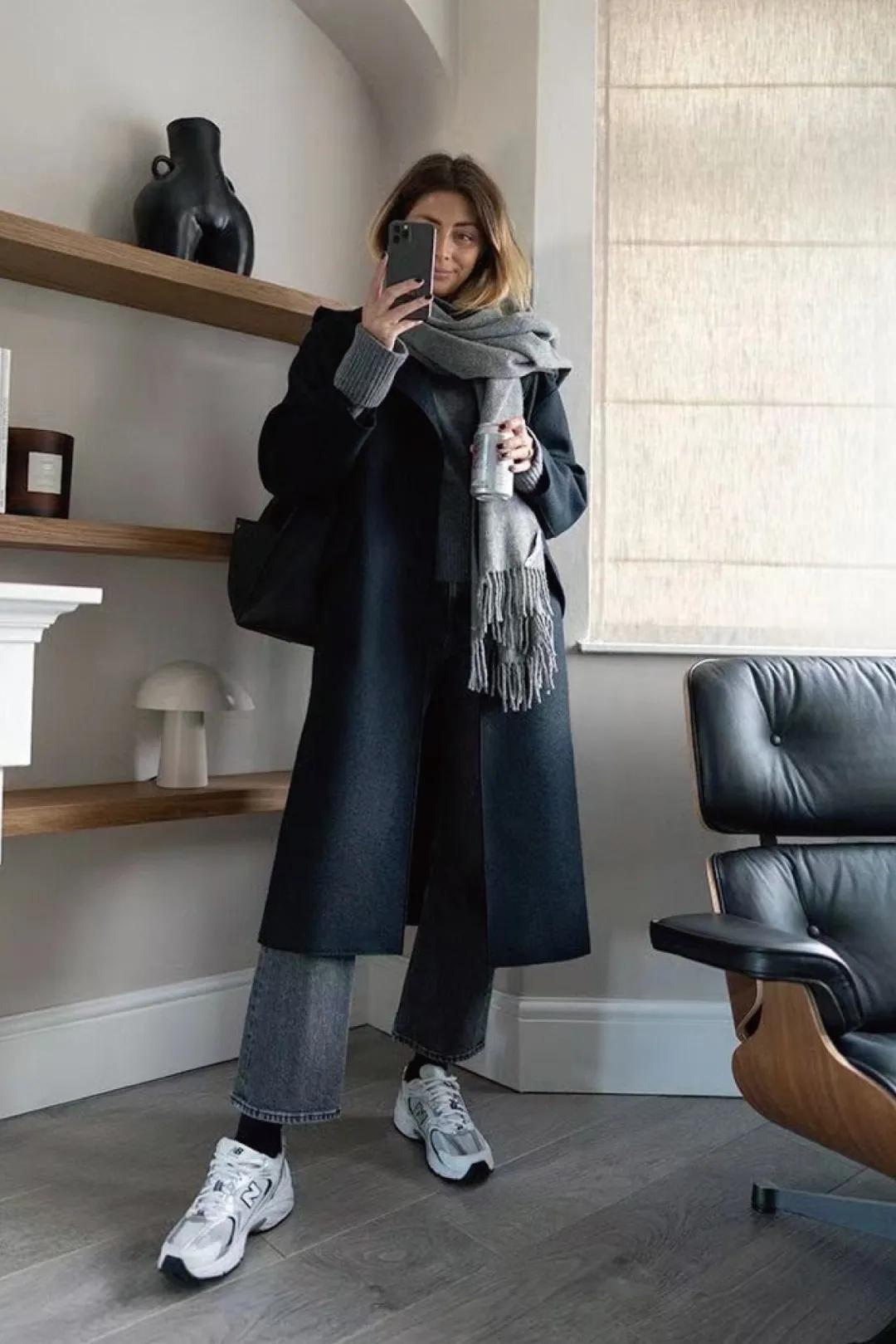 新百伦灰色男女同款运动鞋,新百伦最近很火的灰色鞋