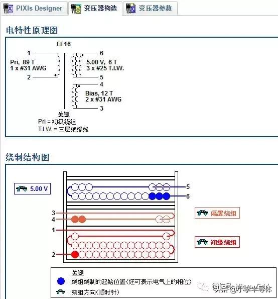 一个电气工程师的笔记,24v开关电源变压器电路图讲解