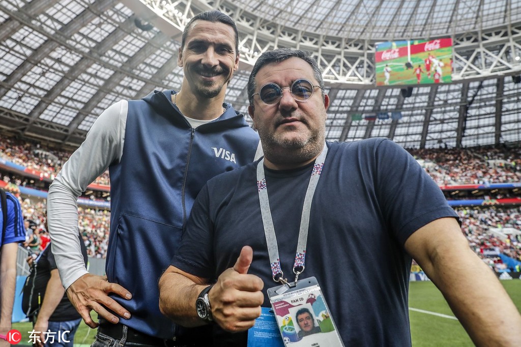 著名体育经纪人有哪些,c罗加盟博格巴