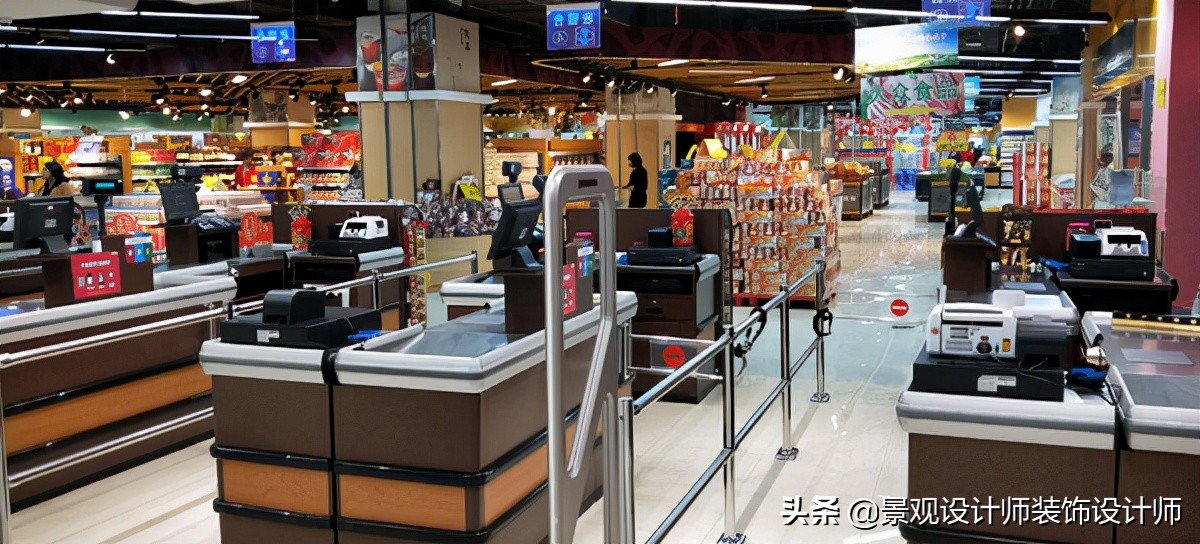 超市设计图视频,小超市货架摆放设计