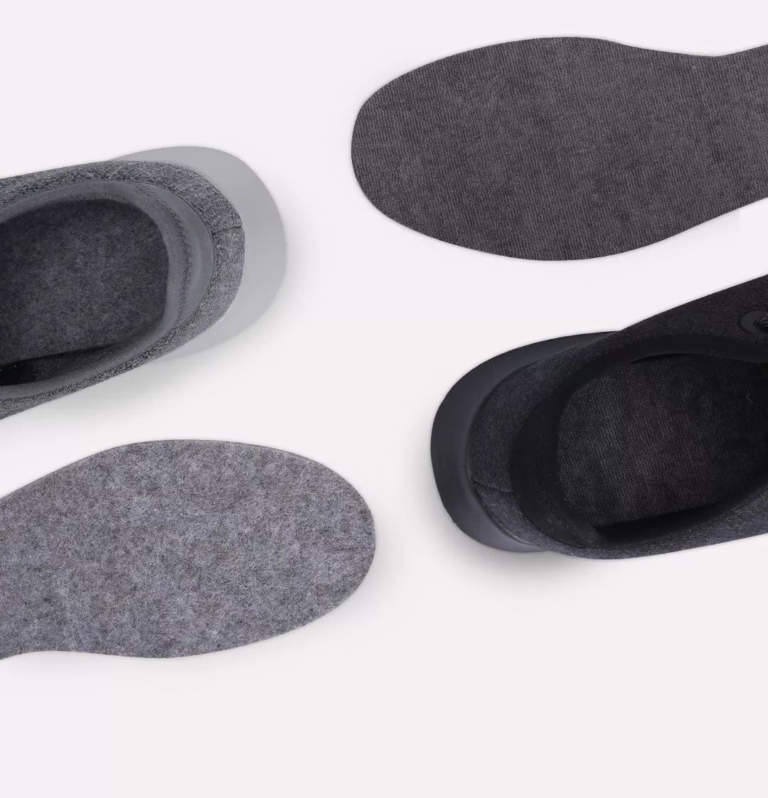 羊毛做的鞋子，还是光脚穿的好