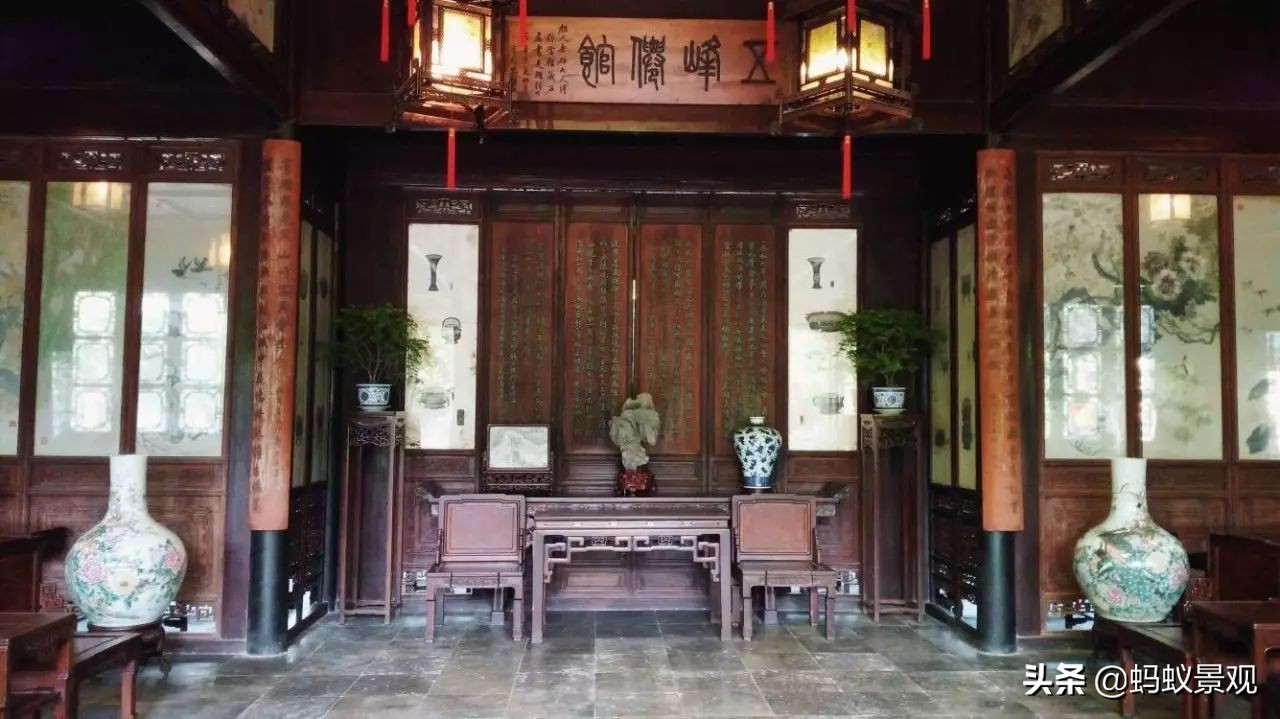 留园建筑分布图,留园建筑艺术分析