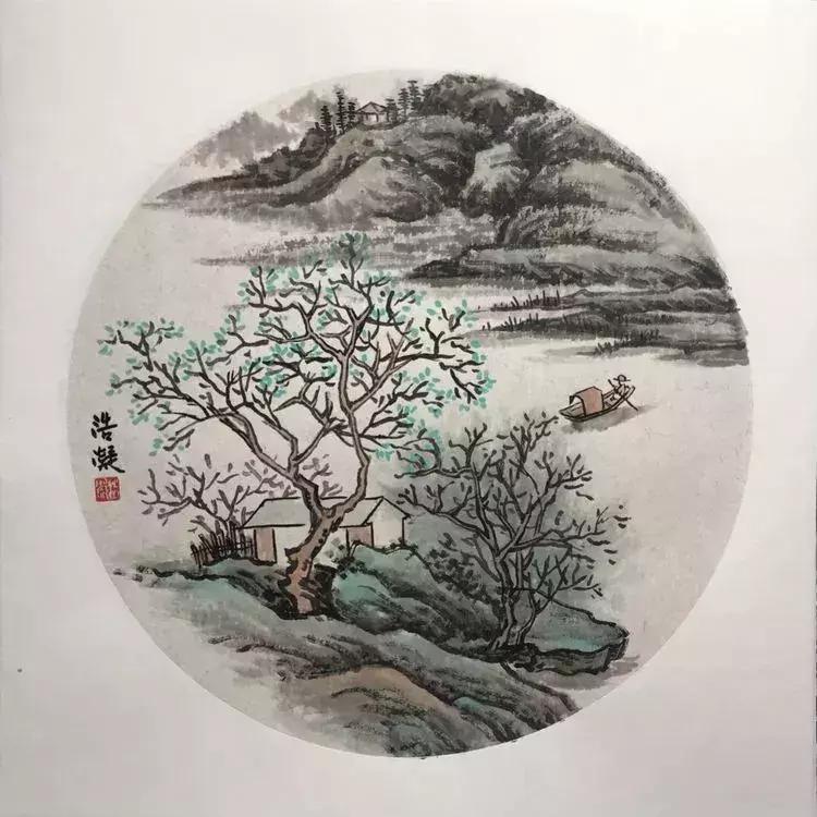 大师教你画山水画,山水画怎么画教程