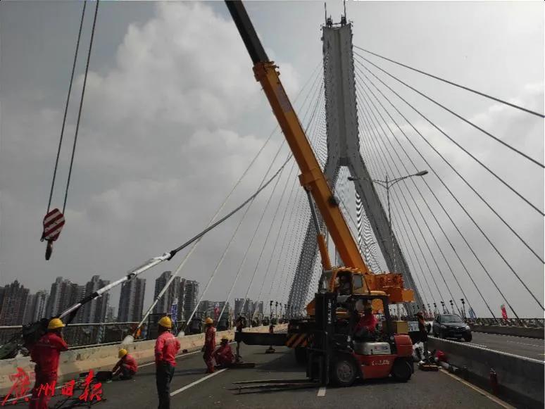 广州在建跨江大桥,广州首座跨江人行大桥