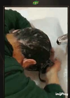 一梳黑发,在家染发黑发直接染