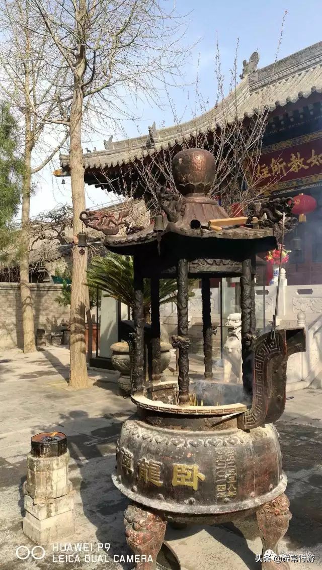 西安市东大街著名寺院卧龙寺,西安古寺青龙寺