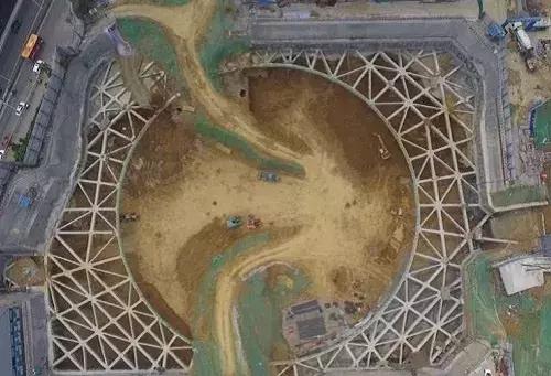 深基坑安全马道样板图,深基坑样板施工图解