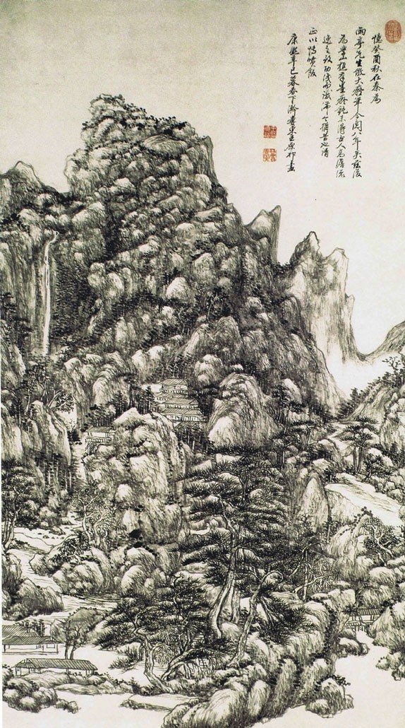 国画中各种皴法技巧,国画皴法有几种