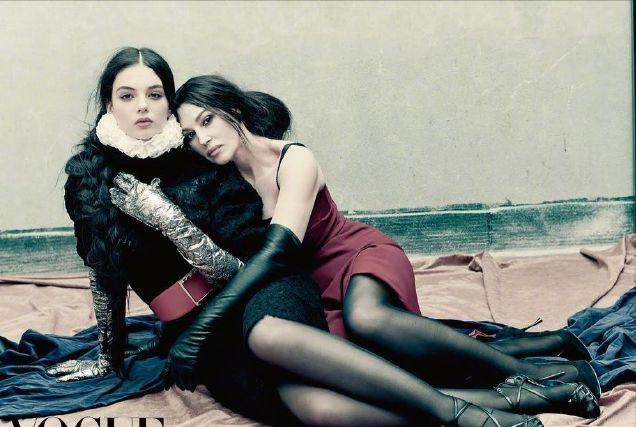 意大利女神莫妮卡·贝鲁奇，17岁女儿长得真漂亮，继承妈妈的美貌