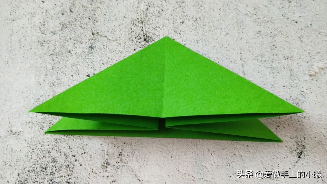 儿童手工折纸圣诞树,折纸圣诞树立体贺卡