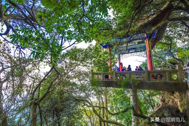 看滇池夕阳,五百里看滇池全景