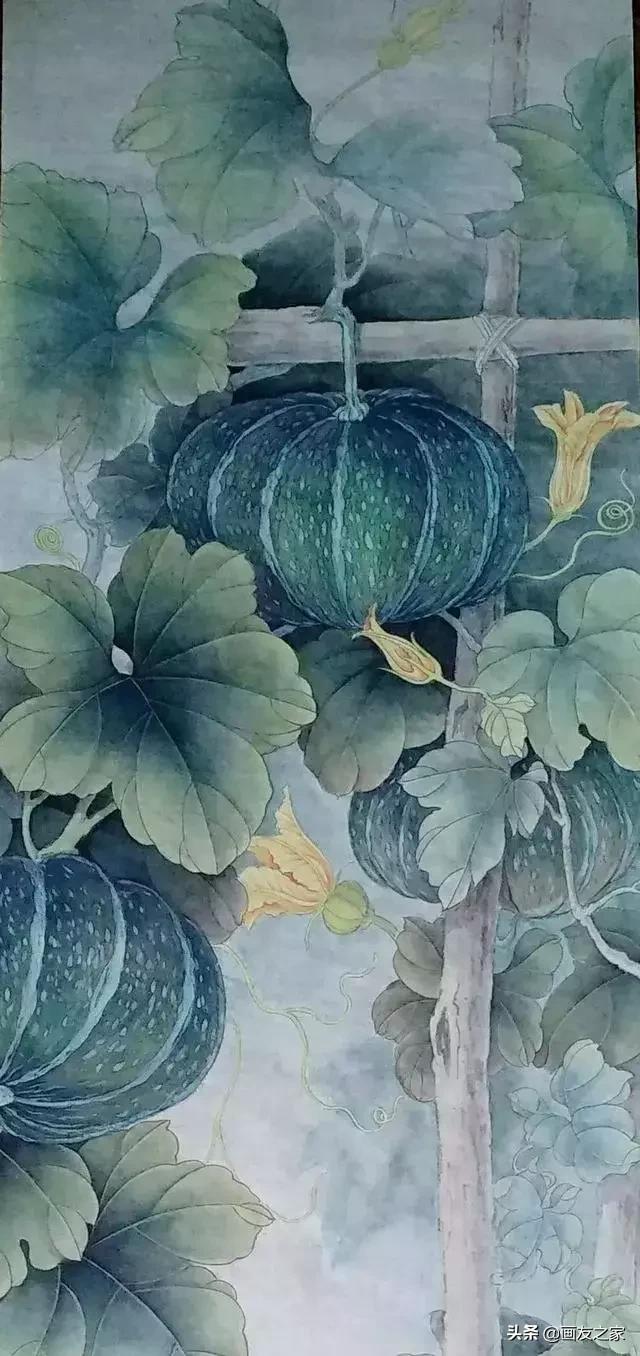 陈松岩工笔白描画全集,陈松岩工笔国画