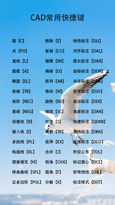 cad修改快捷命令,cad缩放快捷命令
