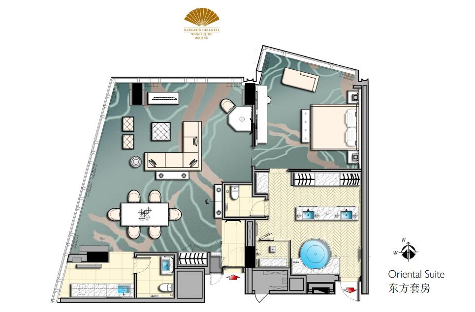 北京王府井文华东方酒店房间,北京王府井文华东方酒店风格