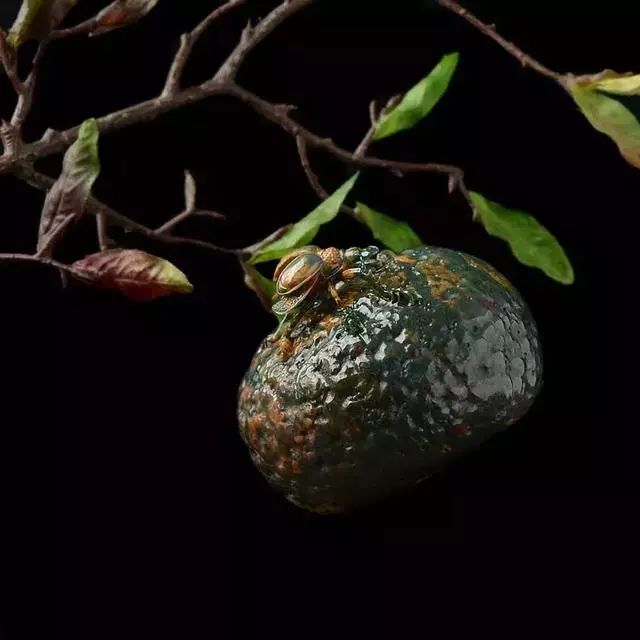 苹果玉石雕刻,玉石雕刻各种小型水果