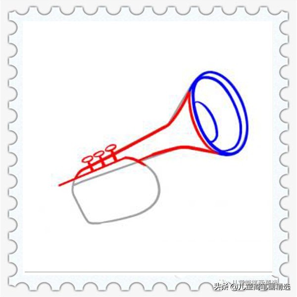 儿童乐器简笔画,儿童简笔画小蛋筒