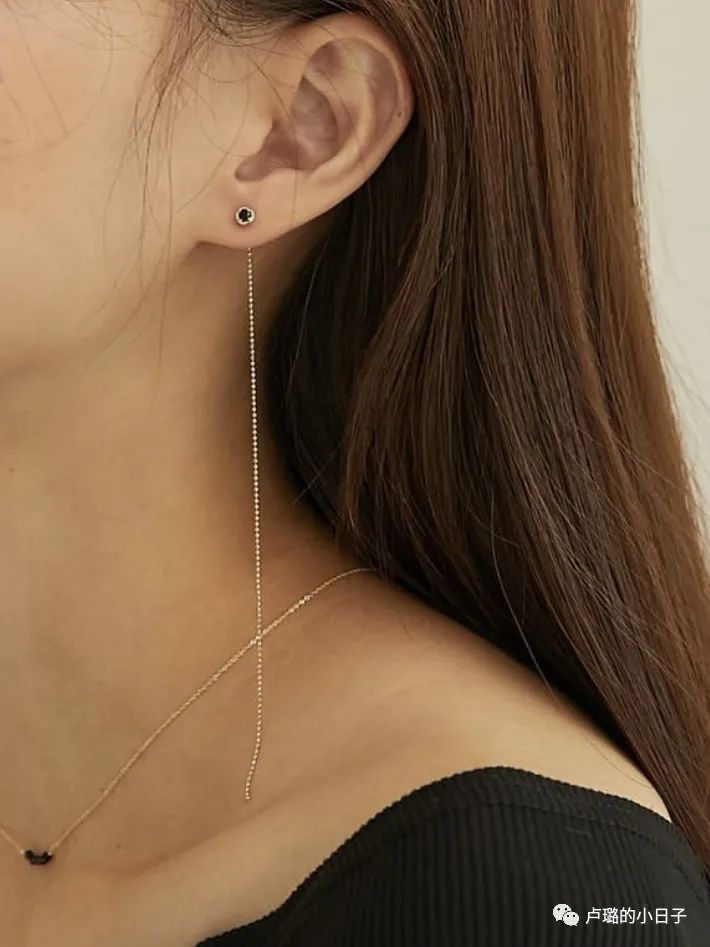 高级气质的流苏耳线,轻奢高级感耳线