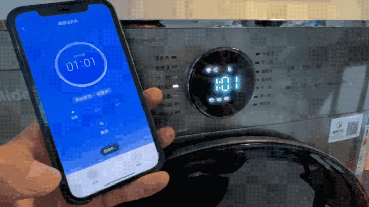 美的y1y洗衣机测评,全自动洗衣机就是方便