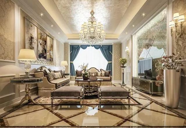 153平方简欧风格设计效果图,18种装修风格效果图